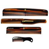 G.B.S Handmade Tortoise Shell Comb Set dressing comb for precise daily styling and smooth glide.