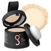 GBG Hairline Powder Medium Blonde application closeup for precise thinning-area coverage.
