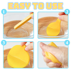 Gddochn wet-round sponge shows expanded size for comfortable cleansing.