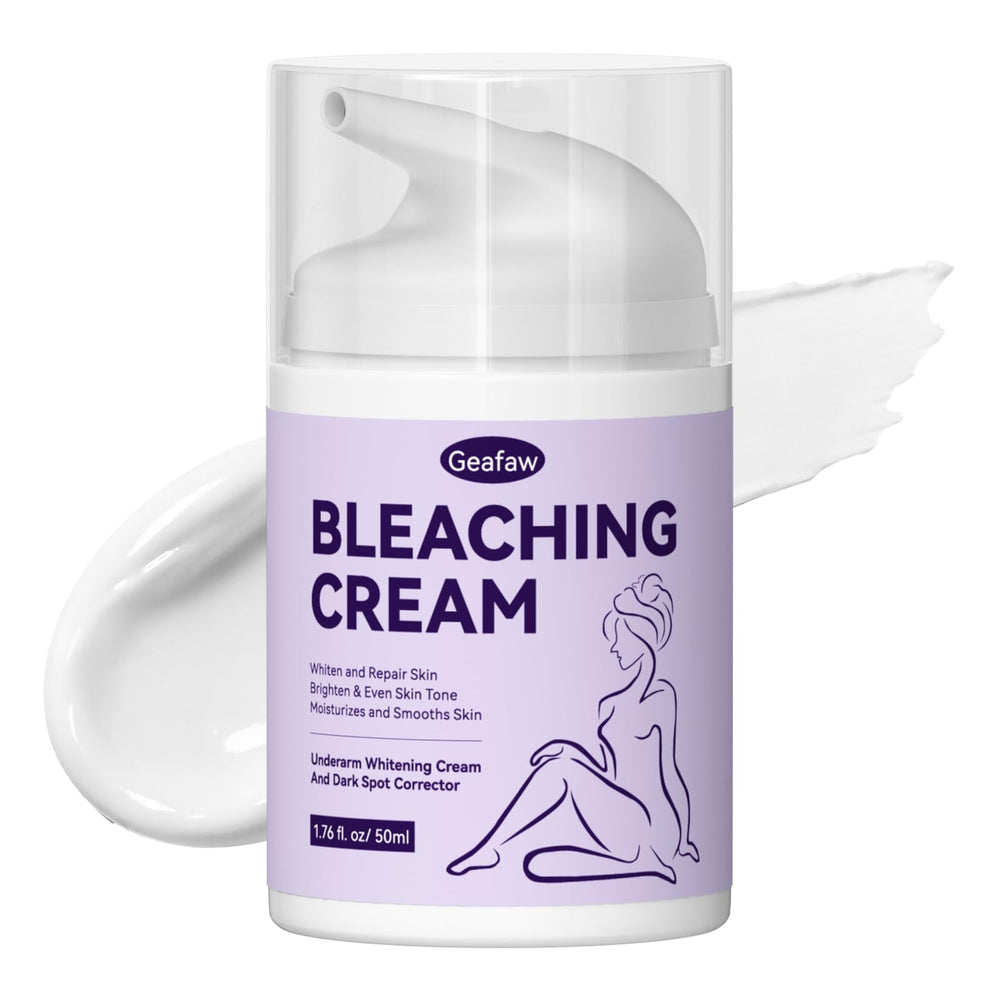 GEAFAW Skin Bleaching Cream bottle with vitamin C for even-toned facial skin.