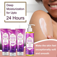 GEBEATY vanilla body lotion tube nourishes after bath