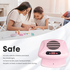 Gegong Air Nail Dryer cool air mode offers comfortable seasonal drying.