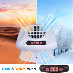 Gegong air nail dryer hands inside demonstrates efficient two-hand drying