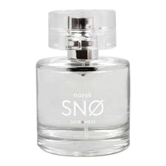 Geir Ness NORSK SNØ bottle front showcases Nordic freshness for daily wear