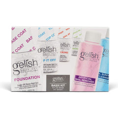 Gelish Foundation applied for a smooth base and long-lasting wear.