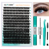 GEMERRY eyelash-extension-kit-packaging shows all-in-one kit for at-home lash upgrades.