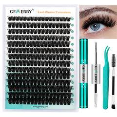 GEMERRY eyelash-extension-kit-packaging shows all-in-one kit for at-home lash upgrades.