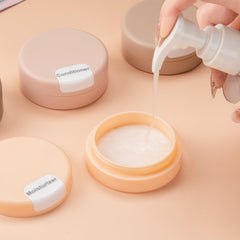 Gemice travel containers magnetic design keeps contents organized in a neat stack.