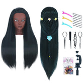 Gemiei mannequin head with 26-28in hair for practice styling