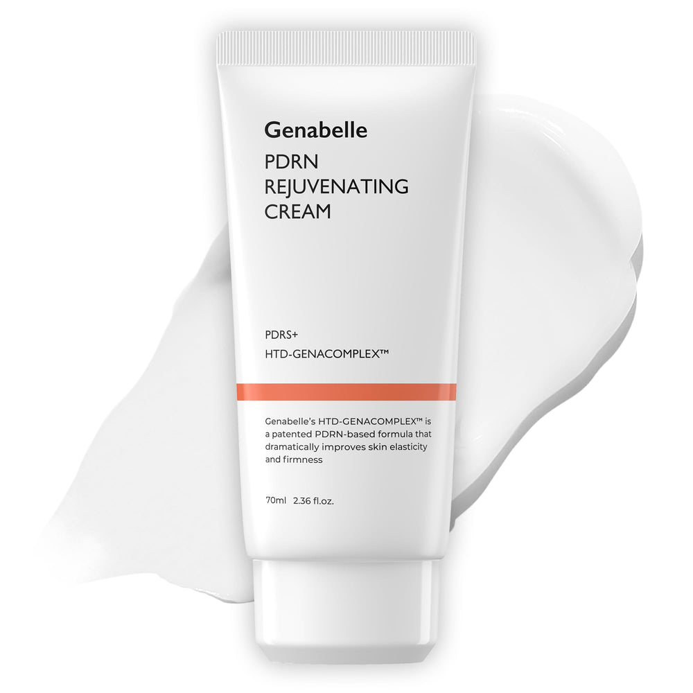 Genabelle PDRN Rejuvenating Cream bottle for effortless daily hydration.