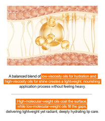 Genabelle PDRN Glazed Lip Treatment applying on lips for even coverage and moisture