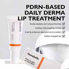 Genabelle PDRN Glazed Lip Treatment triple metal ball applicator delivers cooling application