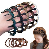 Generic 5Pcs Zig Zag Headbands packaging view for versatile styling.