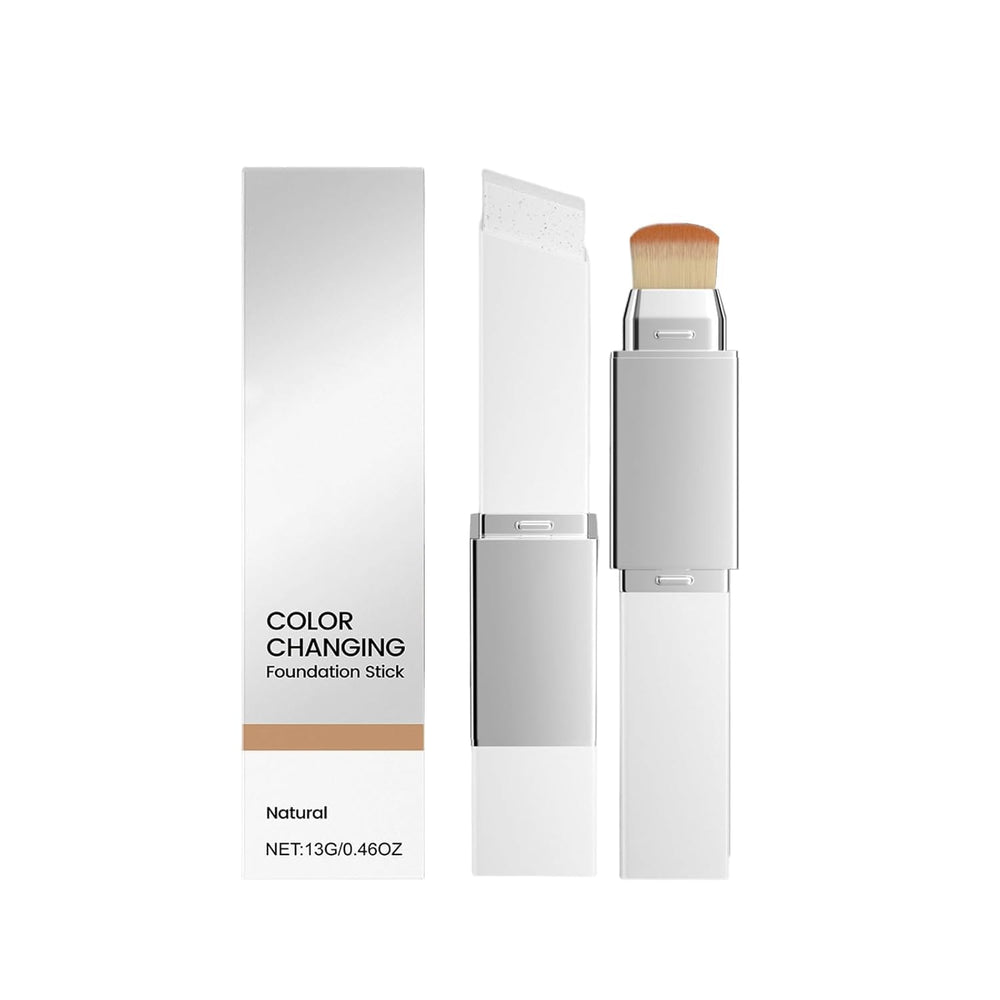 Blanc Cover Cream Stick V color-changing foundation swatch for natural tone matching
