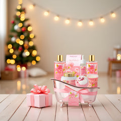 Generic body-lotion-rose-jasmine bottle emphasizes silky-smooth skin nourishment.