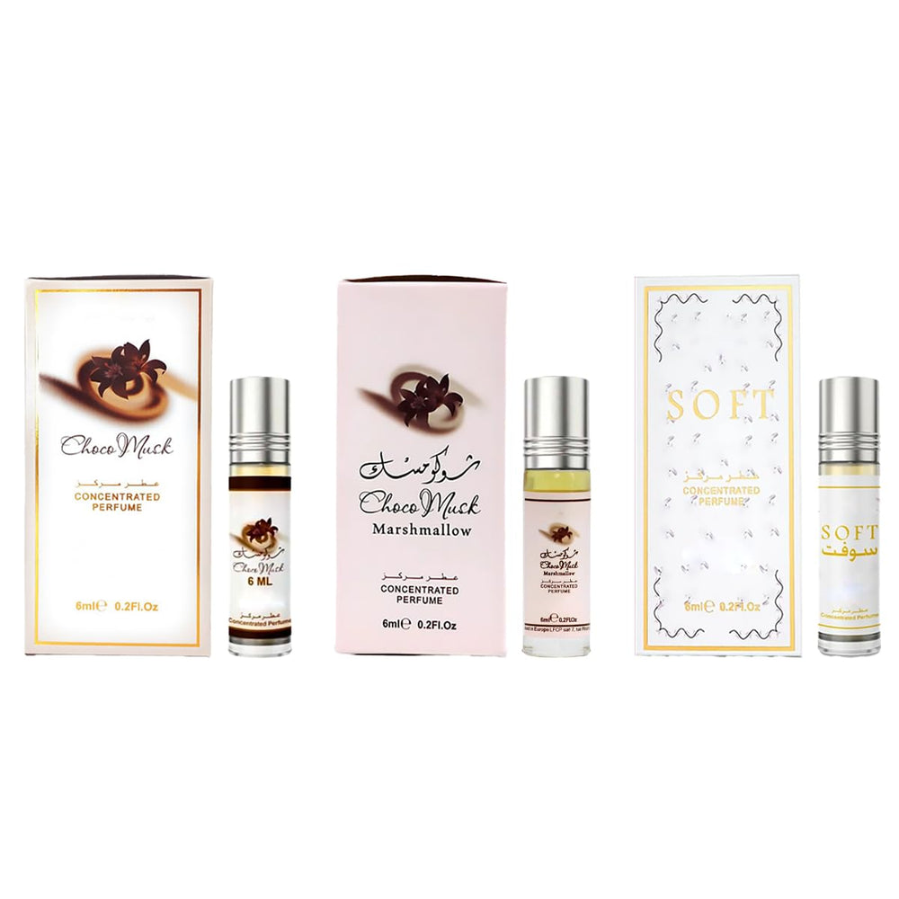 Generic Choco Musk bottle front showing rich chocolate and musk for evening wear