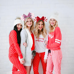 Generic Christmas ears headband offers one size fit all comfort for most adults.