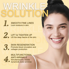 Generic Face Tape on crow's feet for subtle reduction of fine lines overnight.