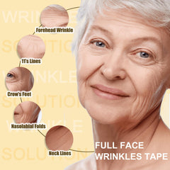 Generic Face Tape on neck wrinkles for a smoother neckline during sleep.