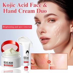 Generic Kojic Acid Cream dark spots closeup hints at evening skin tone.