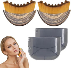 Generic Lymphatic Contour Face Brush curved design ideal for gentle facial drainage and contouring