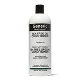 Generic Value Products Tea Tree Oil Conditioner bottle pour highlights easy application and moisture retention.