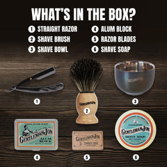 Gentleman Jon badger brush creates rich lather for smooth shaving