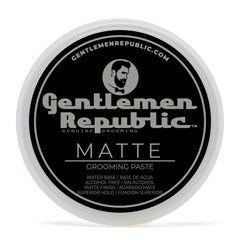 Gentlemen Republic Matte Paste 8oz bottle-front shows professional-grade hold