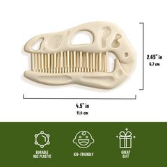 Genuine Fred Bonehead fossil-packaged packaging appeals to kids and dinosaur lovers.