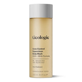 Geologie Acne Control Body Wash bottle front with fragrance-free formula for clear back and chest skin.