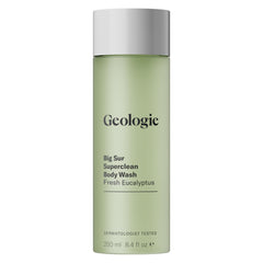 Geologie Big Sur bottle-pour captures a refreshing rinse for revitalized skin after a busy day.