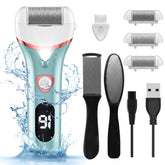 Geopu electric foot file kit front view for easy at-home pedicure care