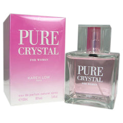 Geparlys Karen Low Pure Crystal perfume bottle showcases elegant design for daily wear.