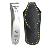 GERMANIKURE professional large nail clipper 8cm with precise 9 mm jaw for clean trims.