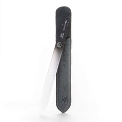 GERmanikure glass nail file with suede sleeve showing durable, lifetime-strong construction.
