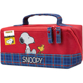 Get Trend Peanuts Snoopy Toiletry Bag red front view showcasing travel-ready style