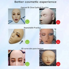 Getpuchra cleaning-removal-demo shows easy makeup removal and upkeep after practice sessions.