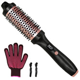 Gexloryn thermal brush in rose gold design for premium styling.