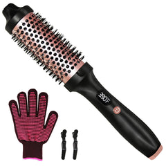 Gexloryn thermal brush in rose gold design for premium styling.