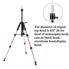 GEXWORLDWIDE 360-degree rotatable top enables precise head positioning for wig fittings.