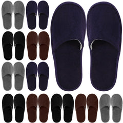 Geyoga disposable slippers in individual packaging for travel convenience.