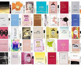 GHBB women's designer perfume sampler nine vials for easy scent discovery