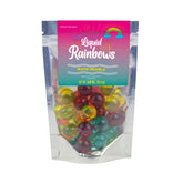 Gift Republic Liquid Spirit Rainbow Bath Pearls pack front for a tropical bath ritual.