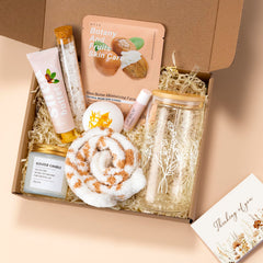 GiftPeak self-care gift box unboxing offers comforting get-well moments.