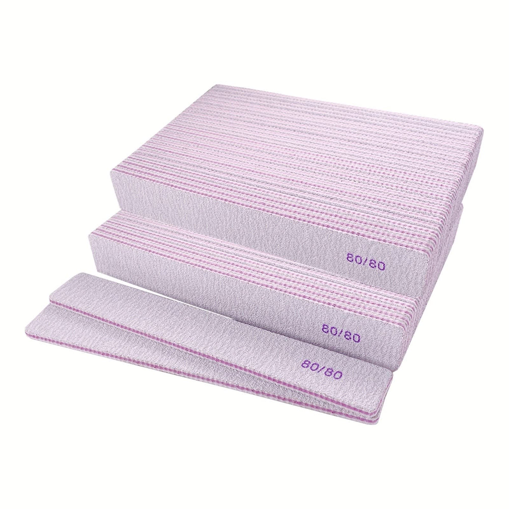 GigaGround 80/80 grit nail files set for fast shaping and smoothing nails.