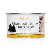 GIGI Charcoal Detox Facial Wax packaging for professional, gentle pore cleansing.