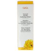 GIGI natural muslin epilating strips large 3x9, 100-count pack for at-home waxing