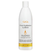 GIGI Post Waxing Lotion tube-application calms freshly waxed skin and moisturizes deeply.