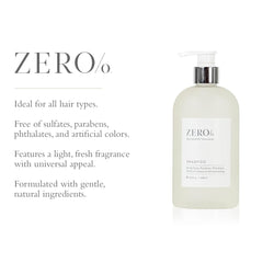 Pouring Gilchrist & Soames Zero% shampoo for a light cleansing moment