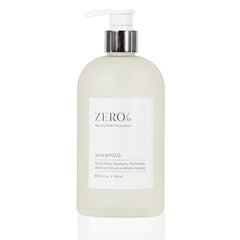Gilchrist & Soames Zero% Collection shampoo bottle on shelf for everyday cleansing.